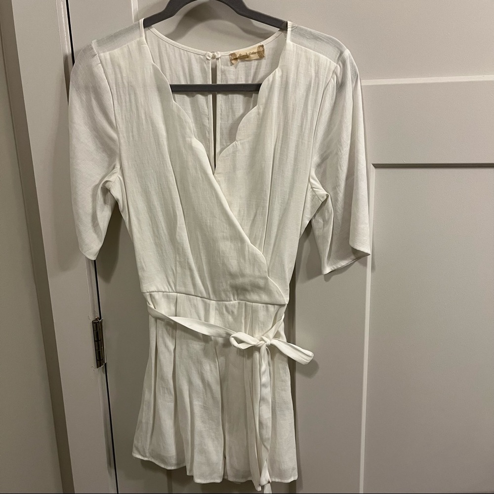 White romper from Altar’d State. Size small